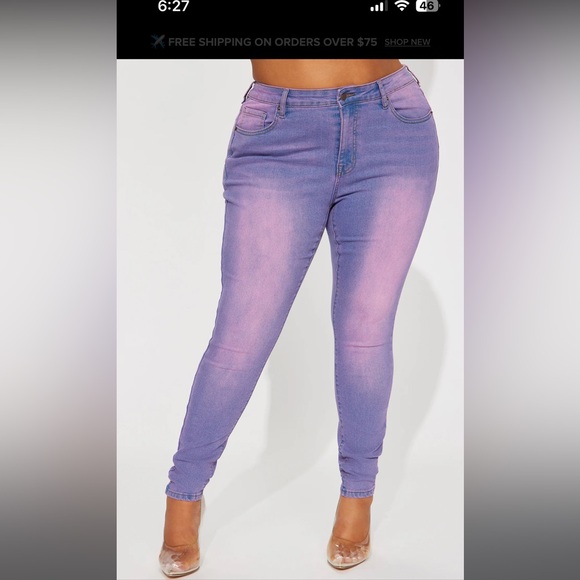 Hampton Tinted High Stretch Skinny Jeans - Picture 5 of 8